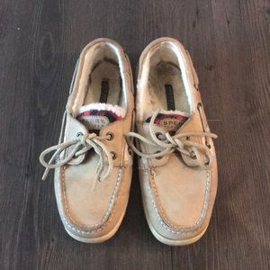 Faux Fur Lined Buffalo Plaid Sperry’s